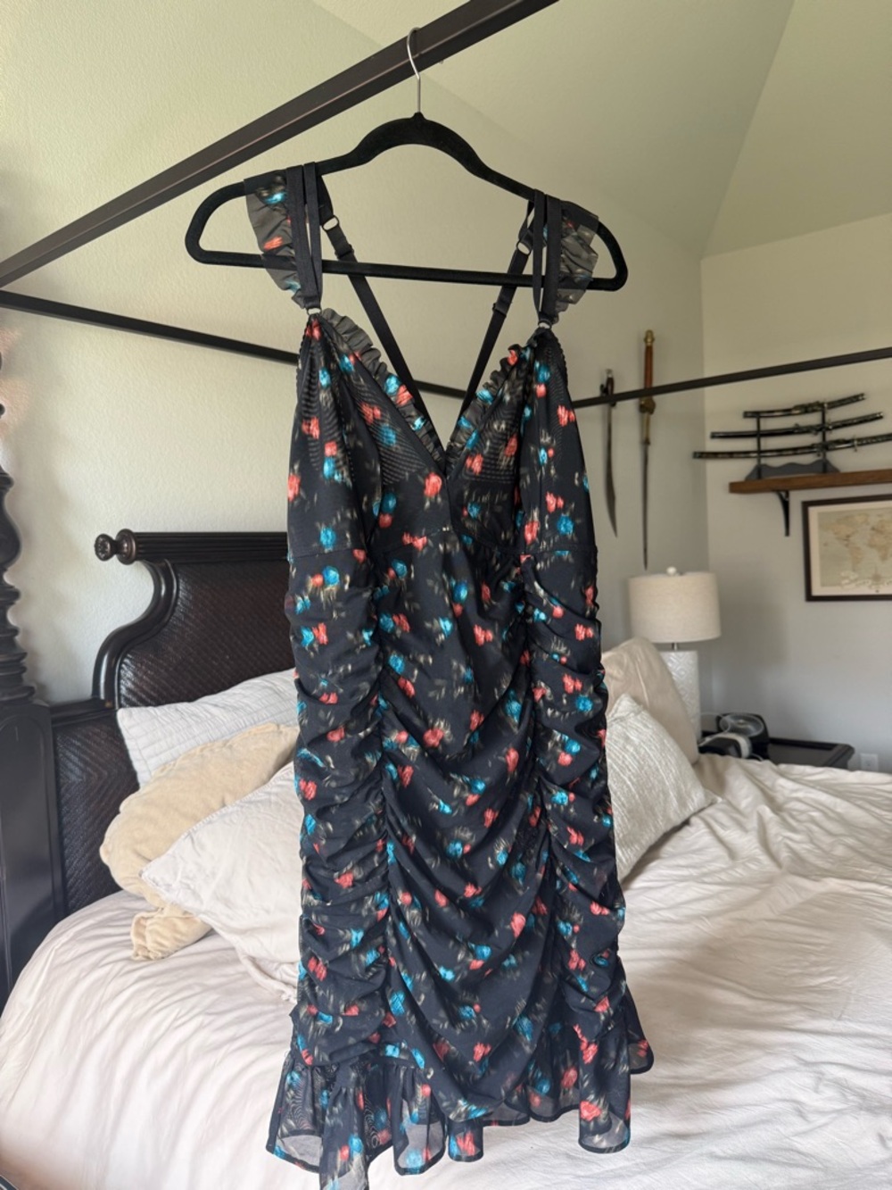 Floral Ruching lingerie